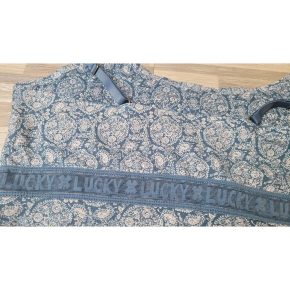 Lucky Brand Women's Size XL Spagetti Strap Tank Top Sports Summer Floral - Picture 7 of 10